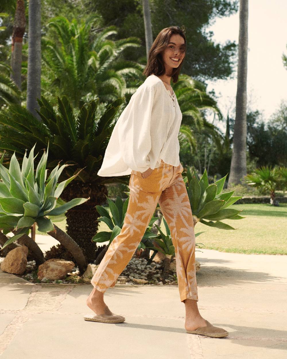Manebí Linen Varadero Shirt - Eggnog Convenienza