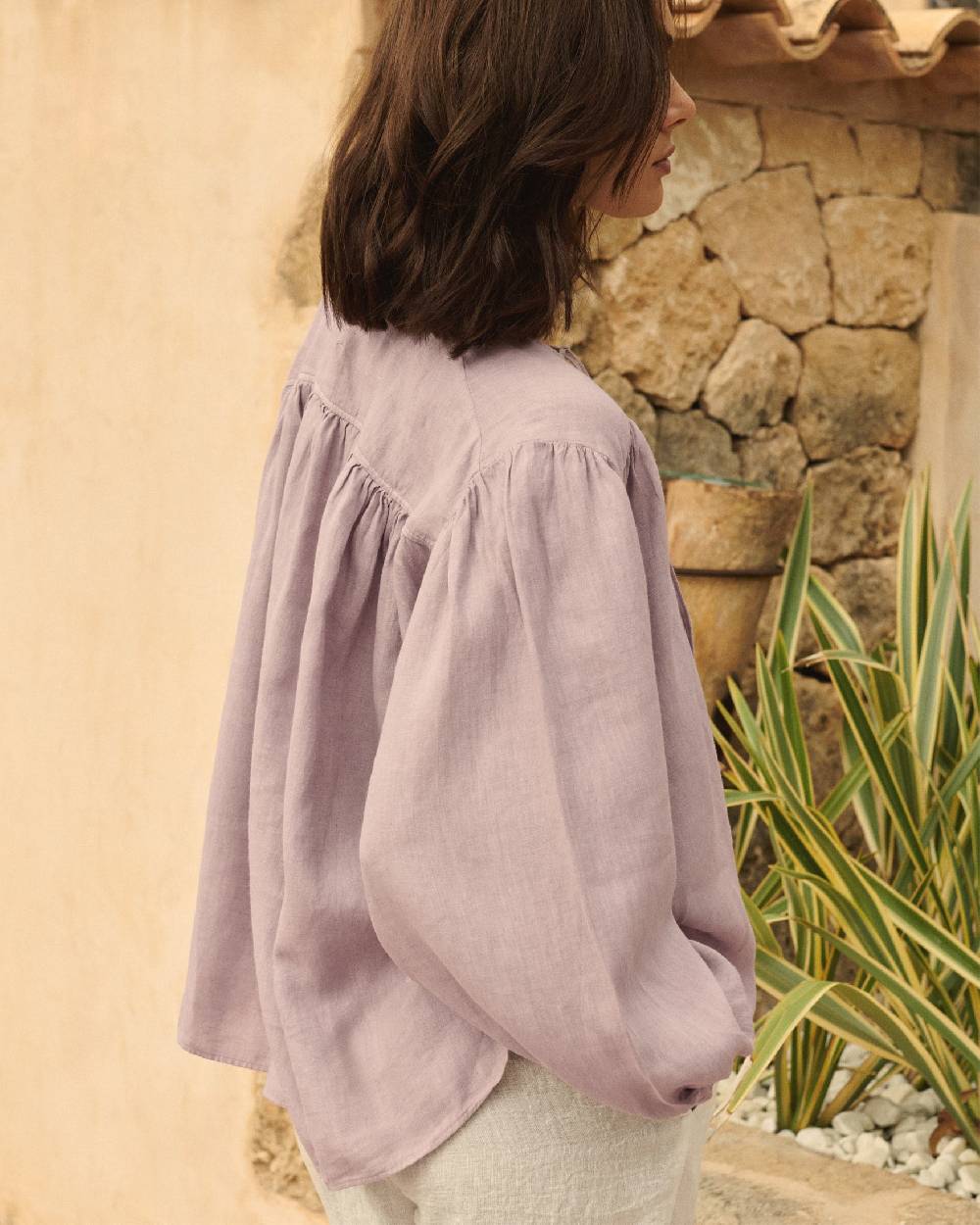 Manebí Linen Varadero Shirt - Iris Novità