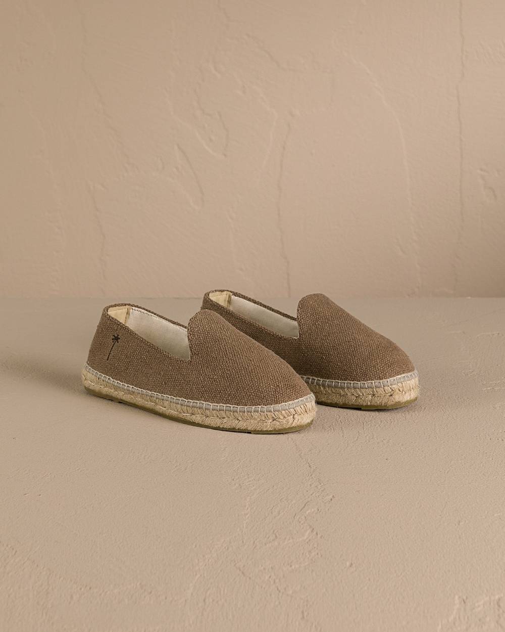 Manebí Coarse Woven Canvas Espadrilles - Vintage Taupe Promozione Limitata