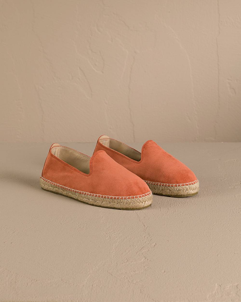 Manebí Suede Espadrilles - Orange Rust Economico