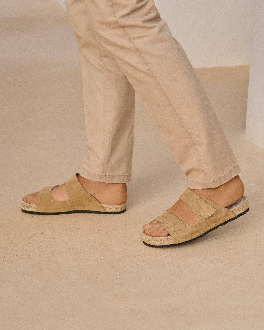 Manebí Suede Strap Nordic Sandals - Washed Beige Fino al 65% di sconto