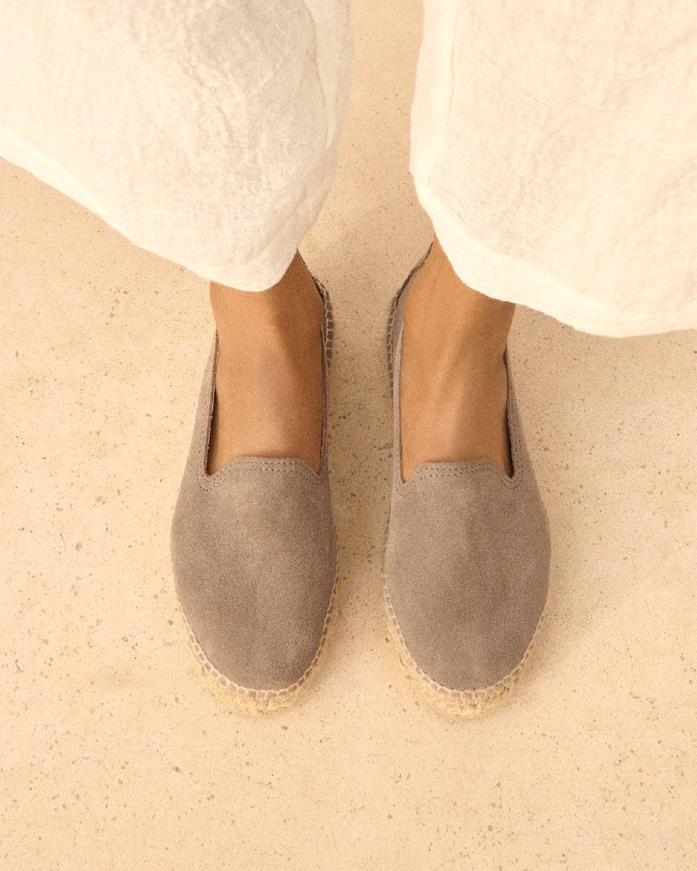Manebí Espadrillas con doppia suola - Hamptons - Coco Brown Italia