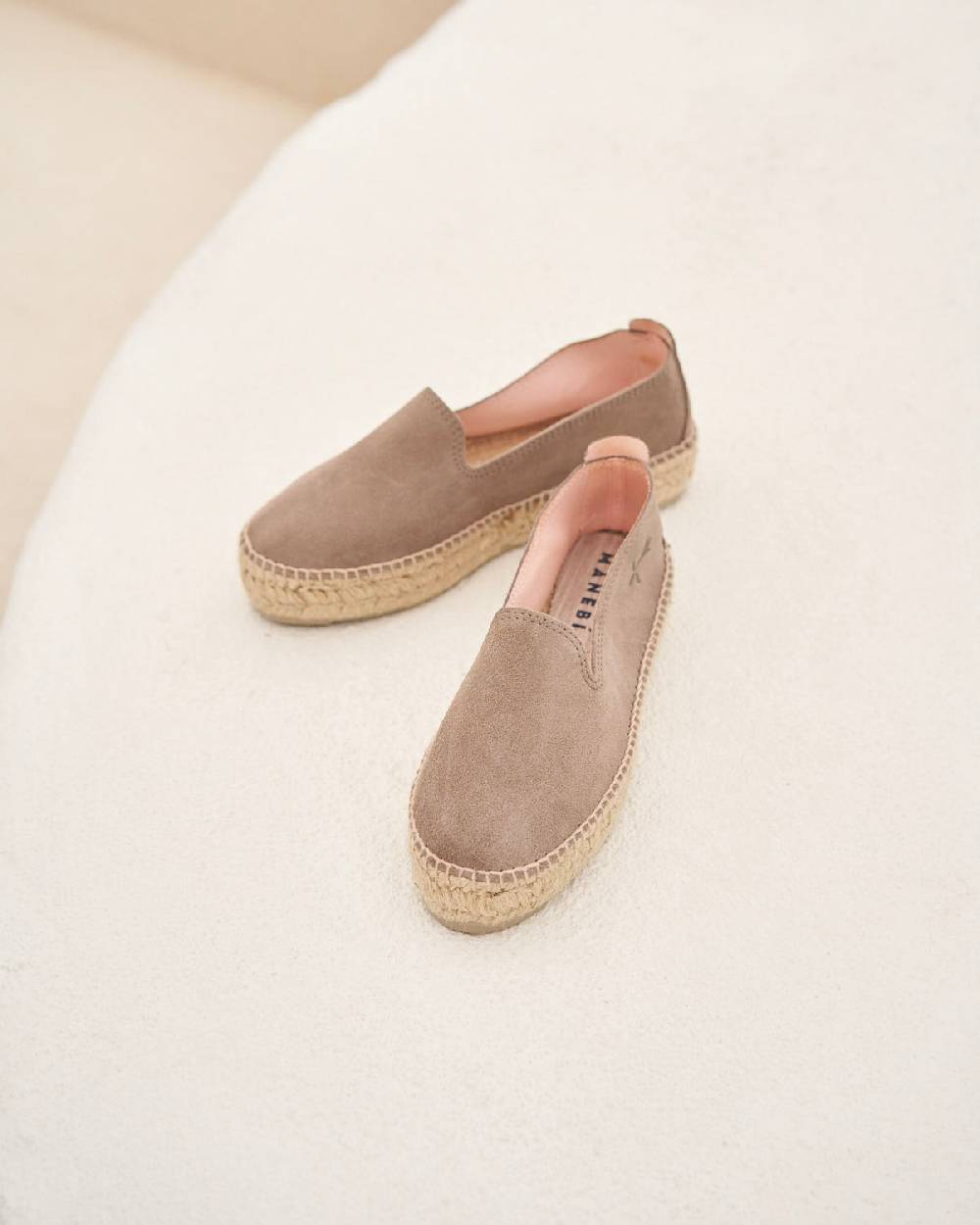 Manebí Espadrillas con doppia suola - Hamptons - Coco Brown Italia