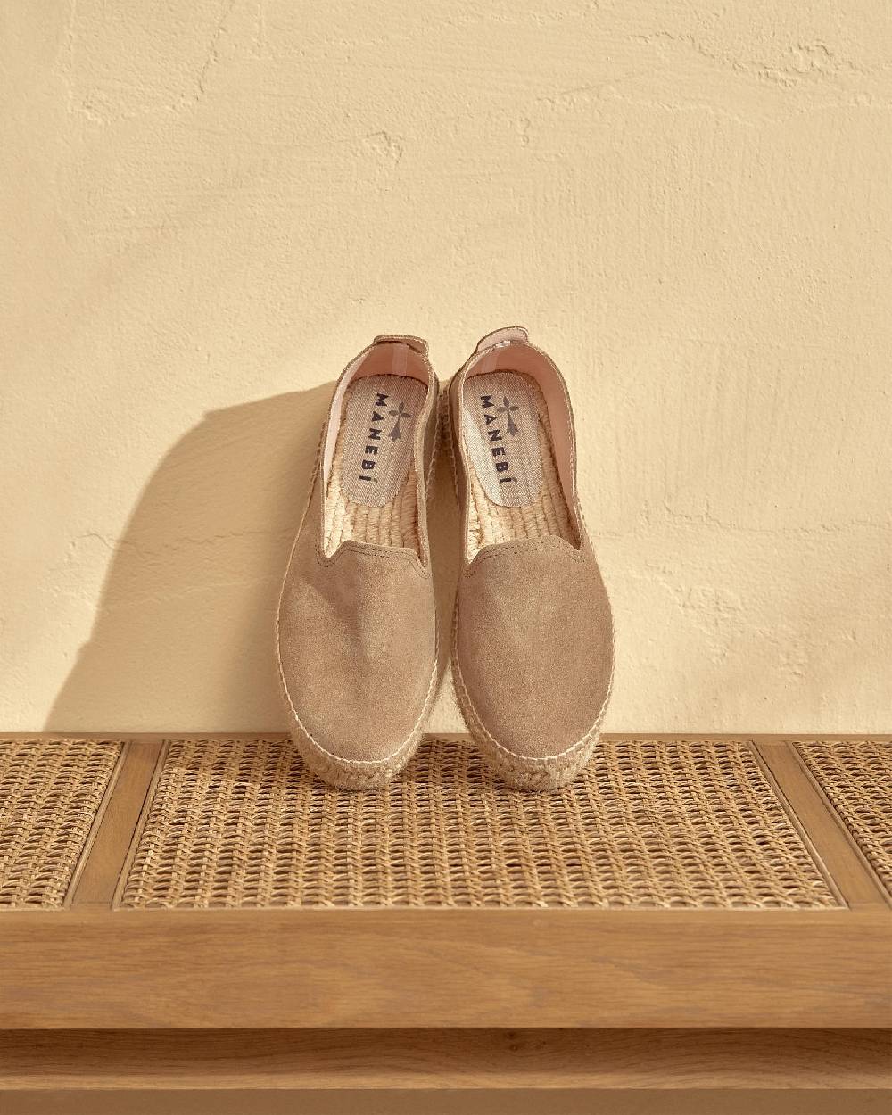 Manebí Espadrillas con Doppia Suola - Hamptons - Vintage Taupe 2025