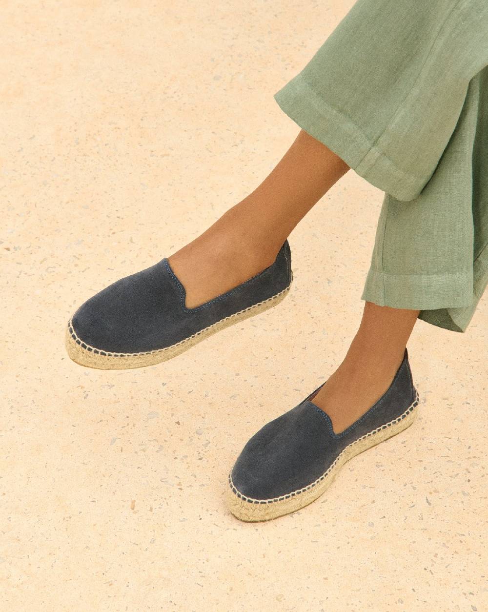 Manebí Espadrillas con doppia suola - Hamptons - Patriot Blu Nuovo