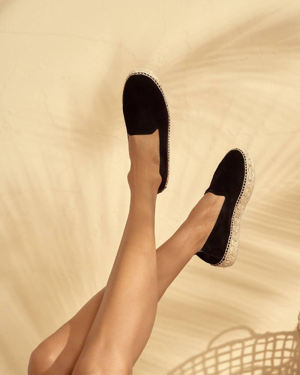 Manebí Espadrillas Doppia Suola - Hamptons - Nere Qualità
