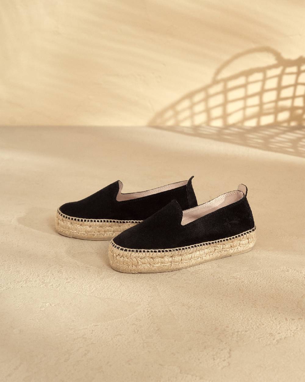 Manebí Espadrillas Doppia Suola - Hamptons - Nere Qualità