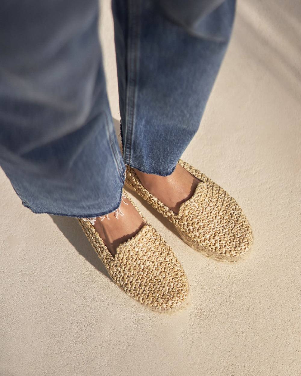 Manebí Raffia Double Sole Espadrilles - Yucatán Raffia Net Spedizione Gratuita
