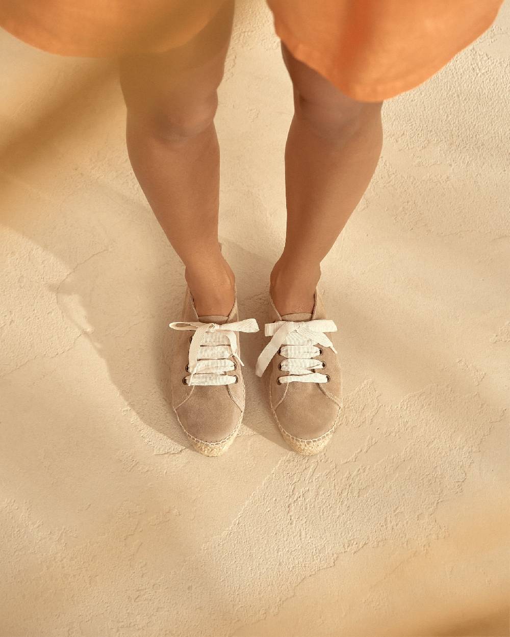 Manebí Espadrillas stringate - Hamptons - Vintage Taupe Acquista Ora