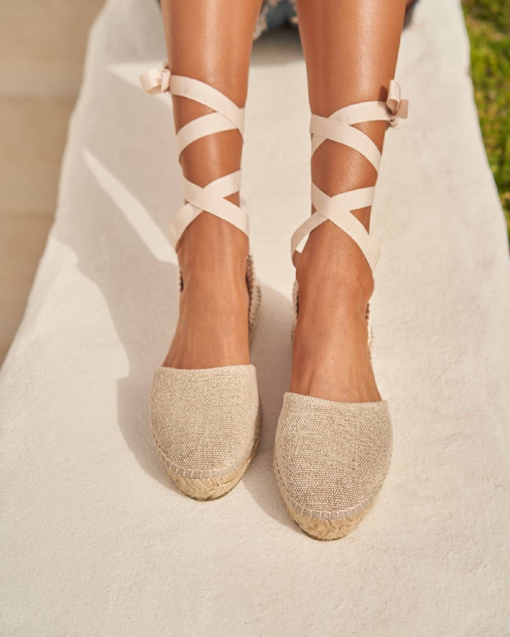 Manebí Organic Hemp Flat Valenciana Espadrilles - La Havana Natural Novità