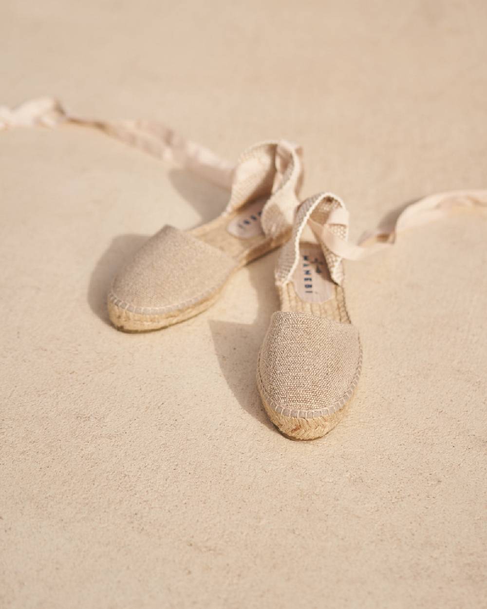 Manebí Organic Hemp Flat Valenciana Espadrilles - La Havana Natural Novità