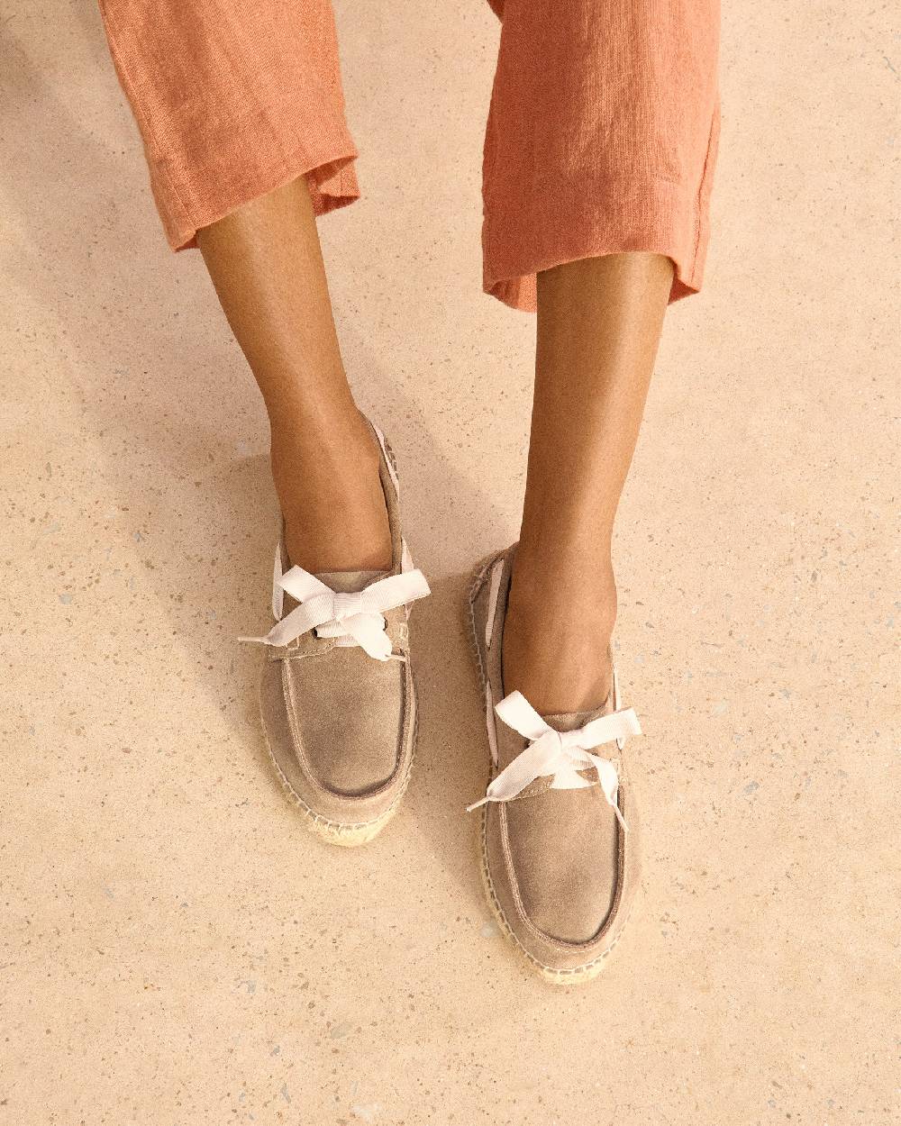 Manebí Scarpe da barca - Hamptons - Vintage Taupe In Vendita