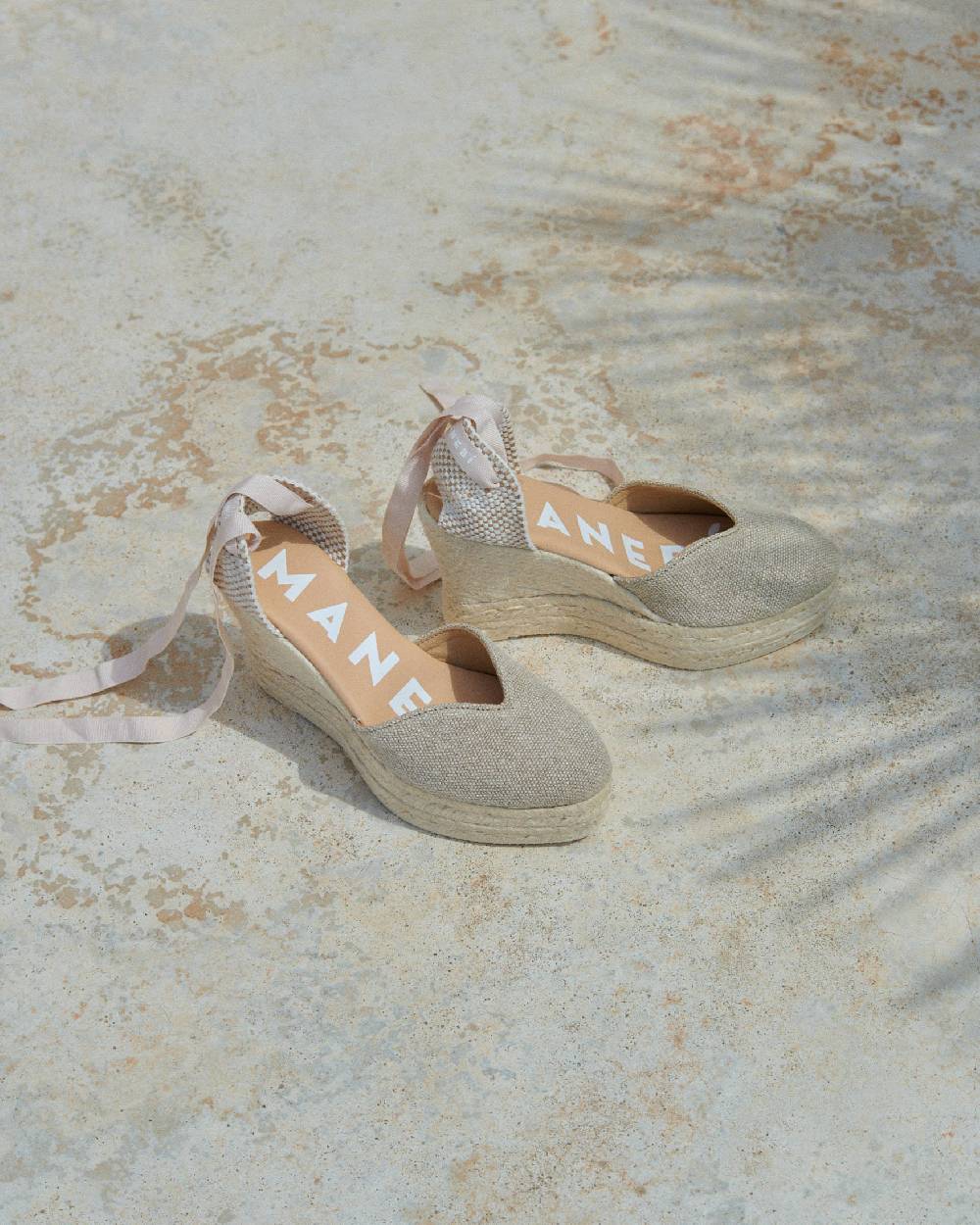 Manebí Organic Hemp Heart-Shaped|Wedge Espadrilles - La Havana Natural Offerta