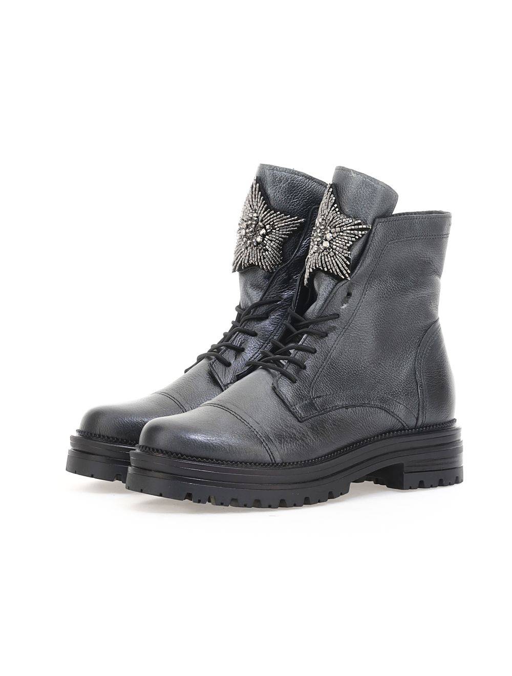 Mjus MJUS DOBLE I24-M77277 ANKLE BOOTS PELTRO Pezzi Unici
