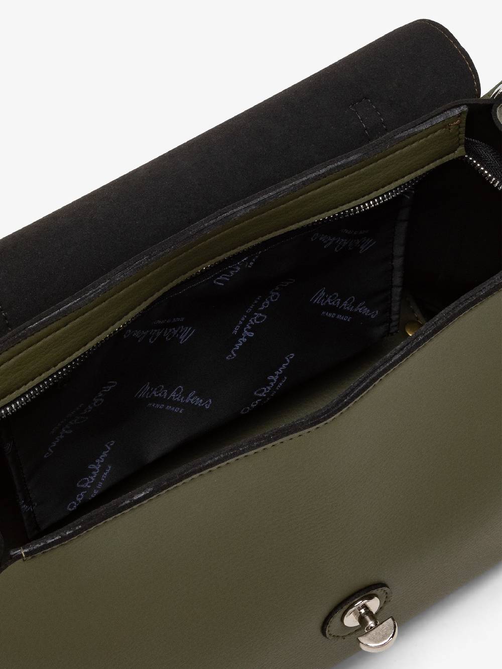 Nira Rubens EASY SATCHEL - MILITARY LOS ANGELES FLOWERS Pezzi Unici