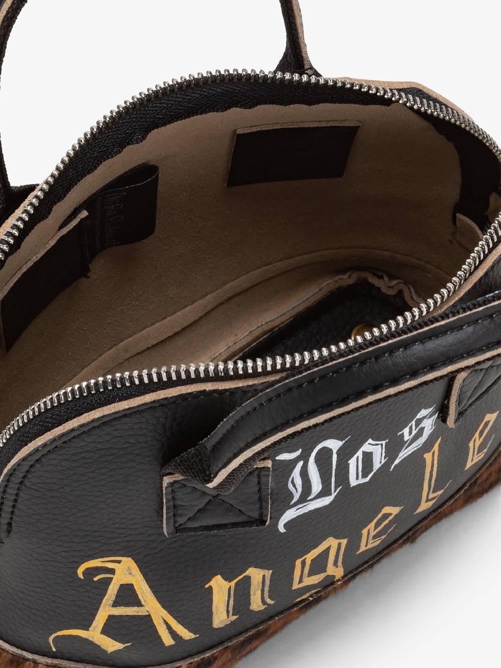 Nira Rubens TOY BAG - SAND FUR ANIMALIER LOS ANGELES PUNK Qualità Garantita