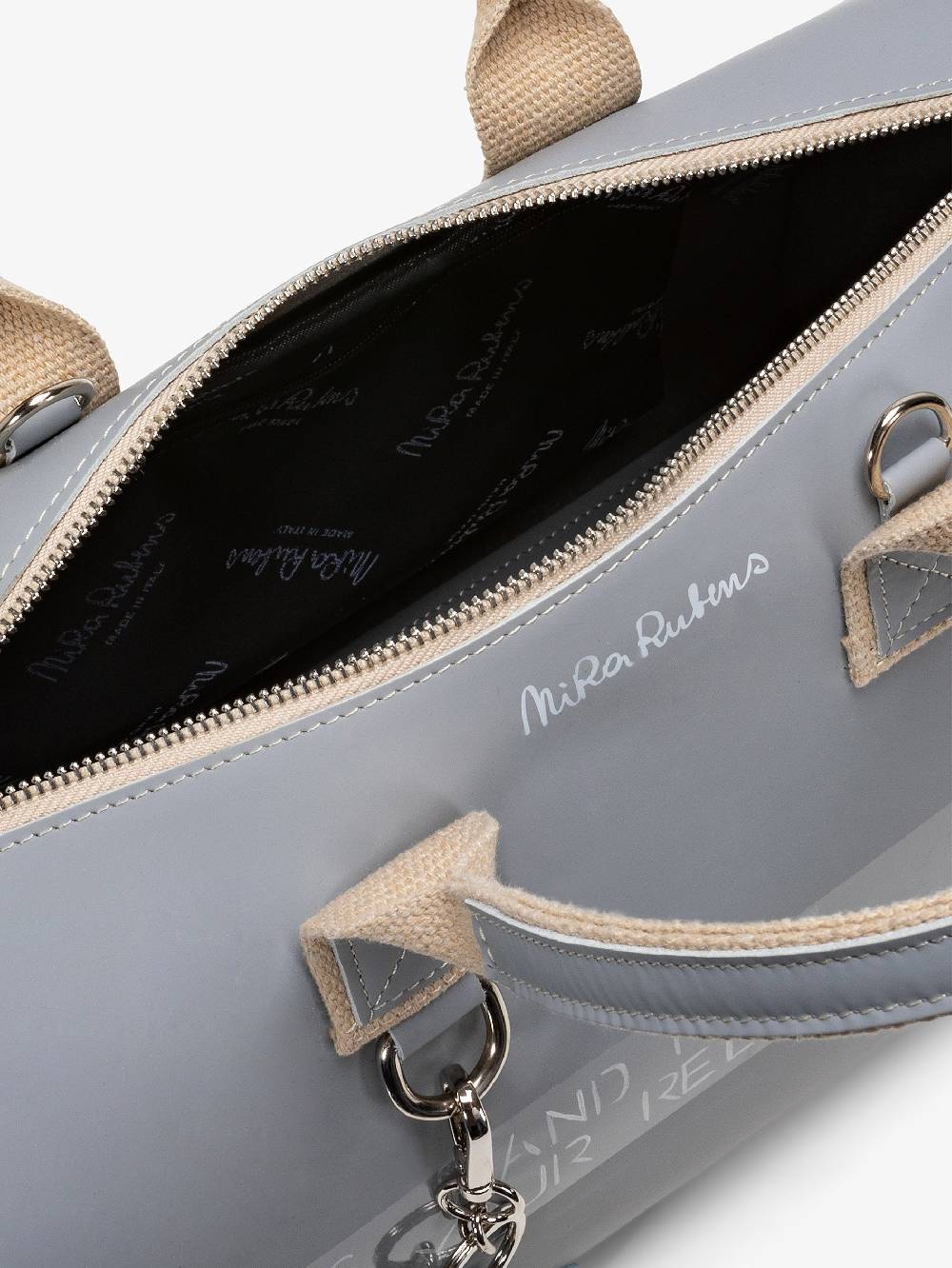 Nira Rubens EASY BAG - HEMATITE GLOSSY Fino Al -60%