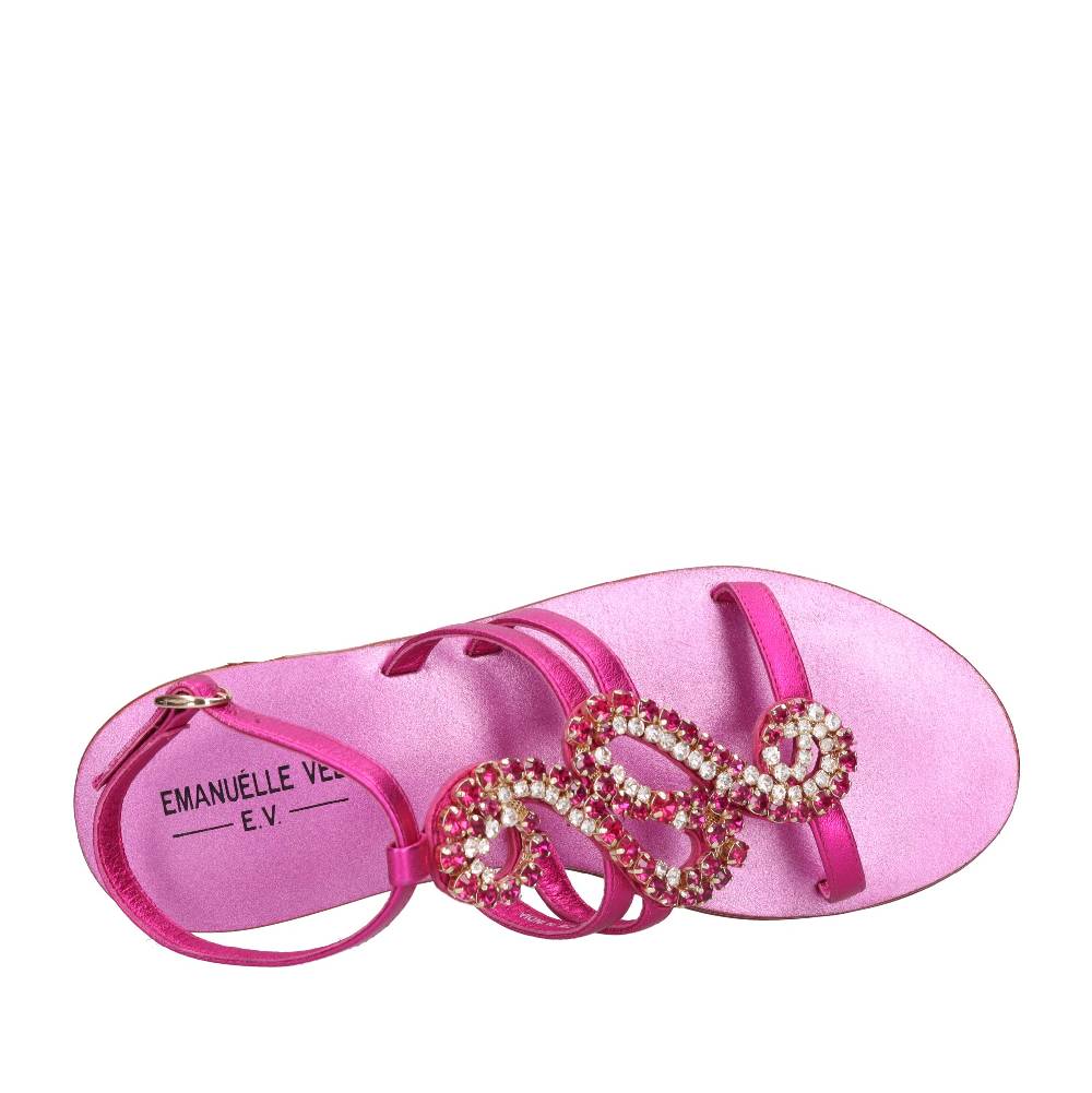 EMANUELLE VEE Sandali in pelle Sconto