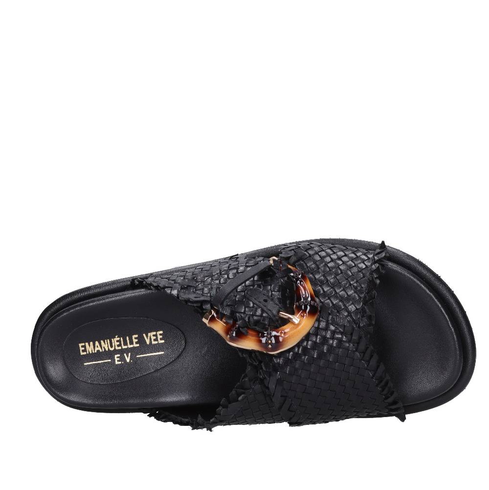 EMANUELLE VEE Mules in pelle Qualità