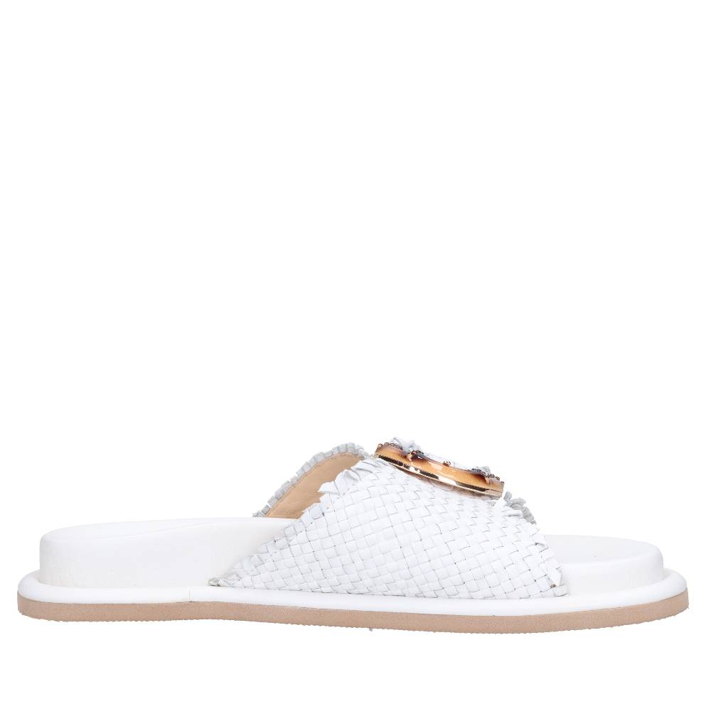 EMANUELLE VEE Mules in pelle Vendita