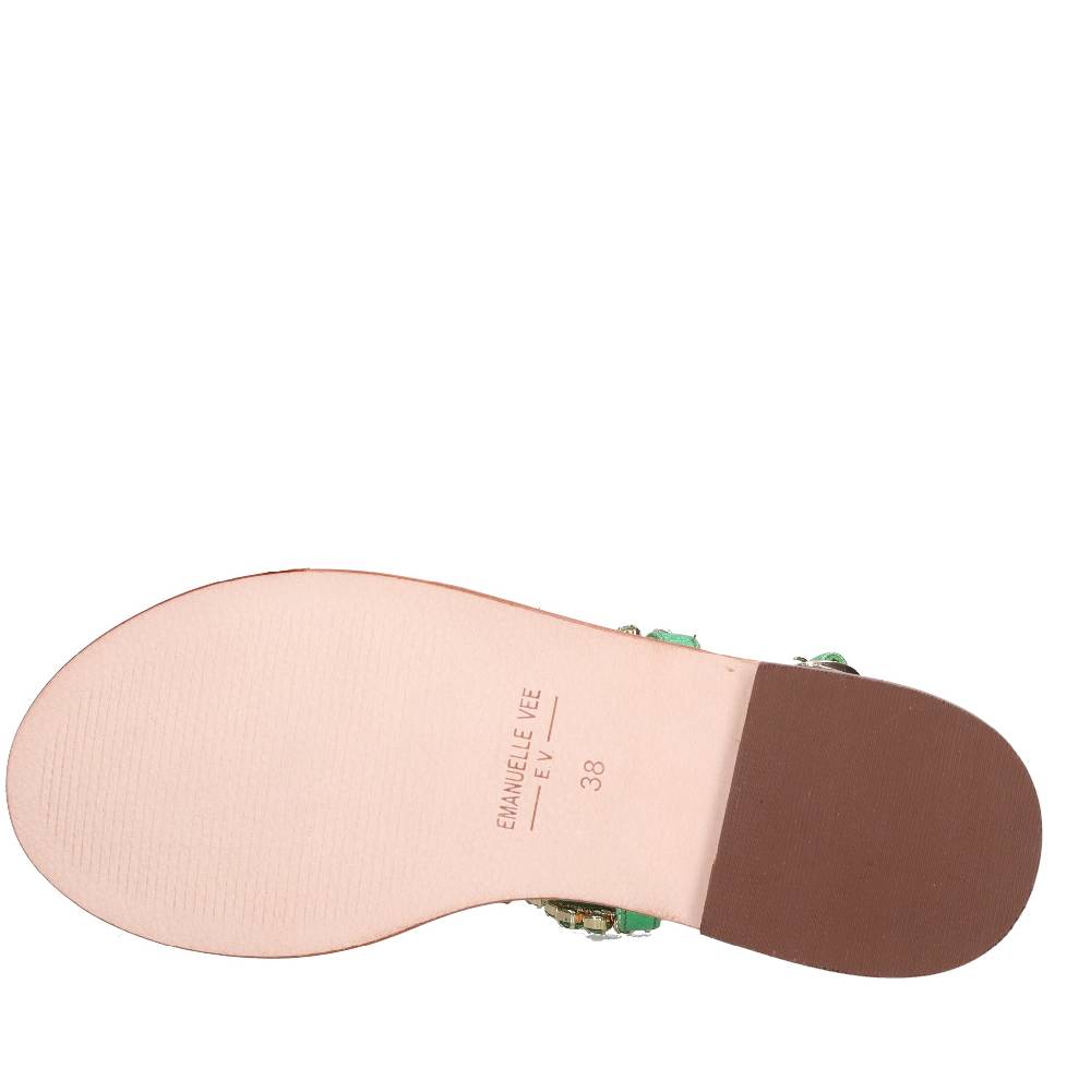 EMANUELLE VEE Sandali infradito in pelle Promozione