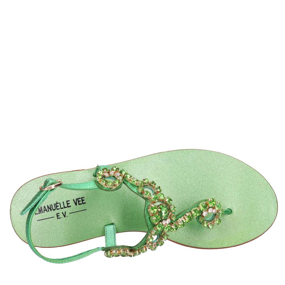 EMANUELLE VEE Sandali infradito in pelle Promozione