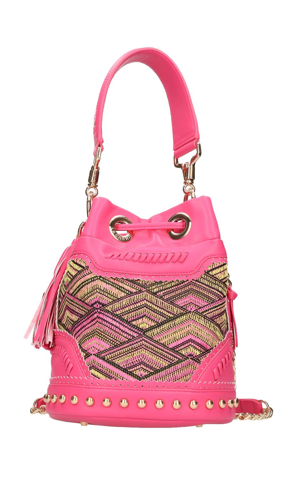 LA CARRIE Borsa in rafia ed ecopelle Offerte