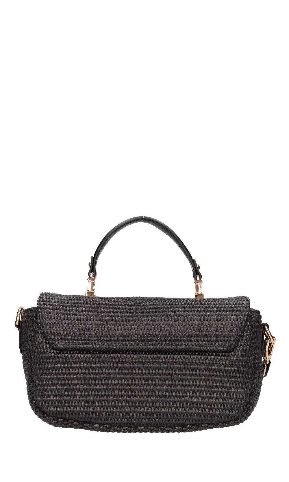 LA CARRIE Borsa in rafia ed ecopelle Vendita Calda
