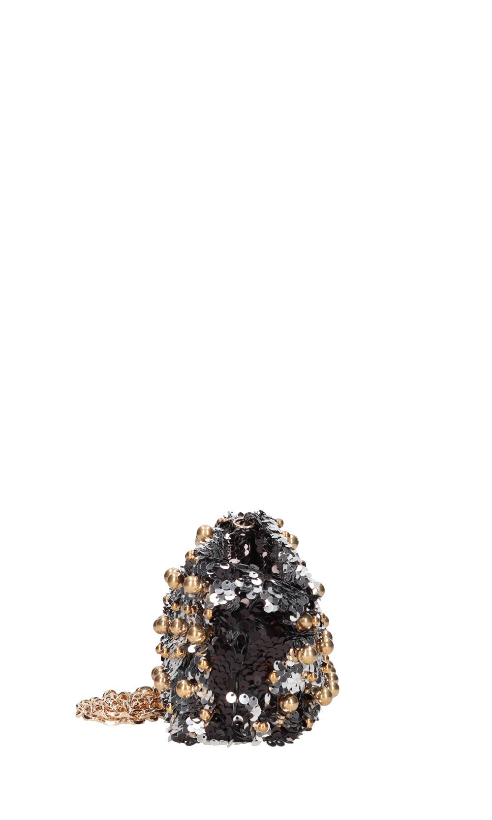 LA CARRIE Borsa in paillettes e applicazioni in metallo Vendite Flash