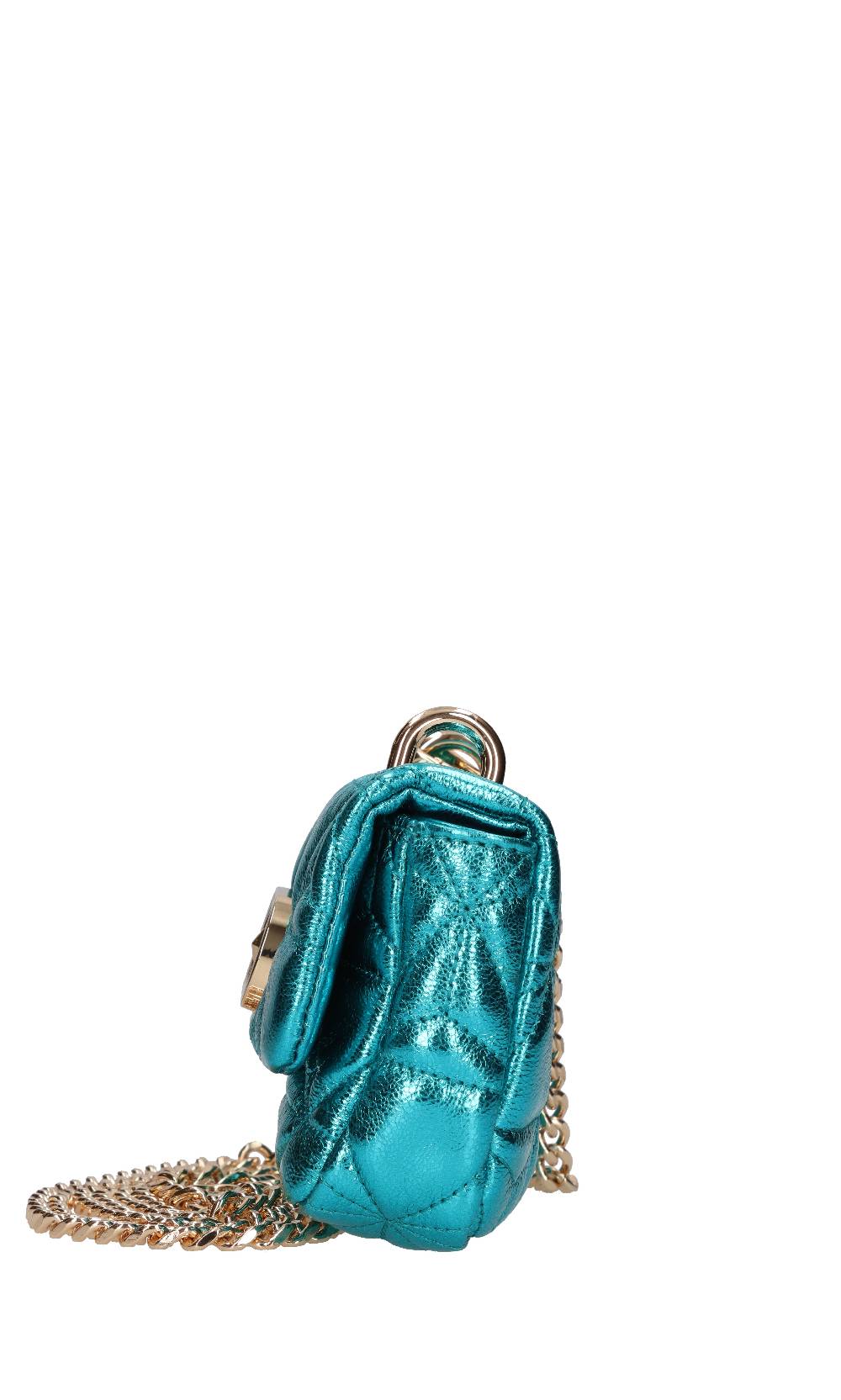 LA CARRIE Borsa in pelle laminata In Saldo