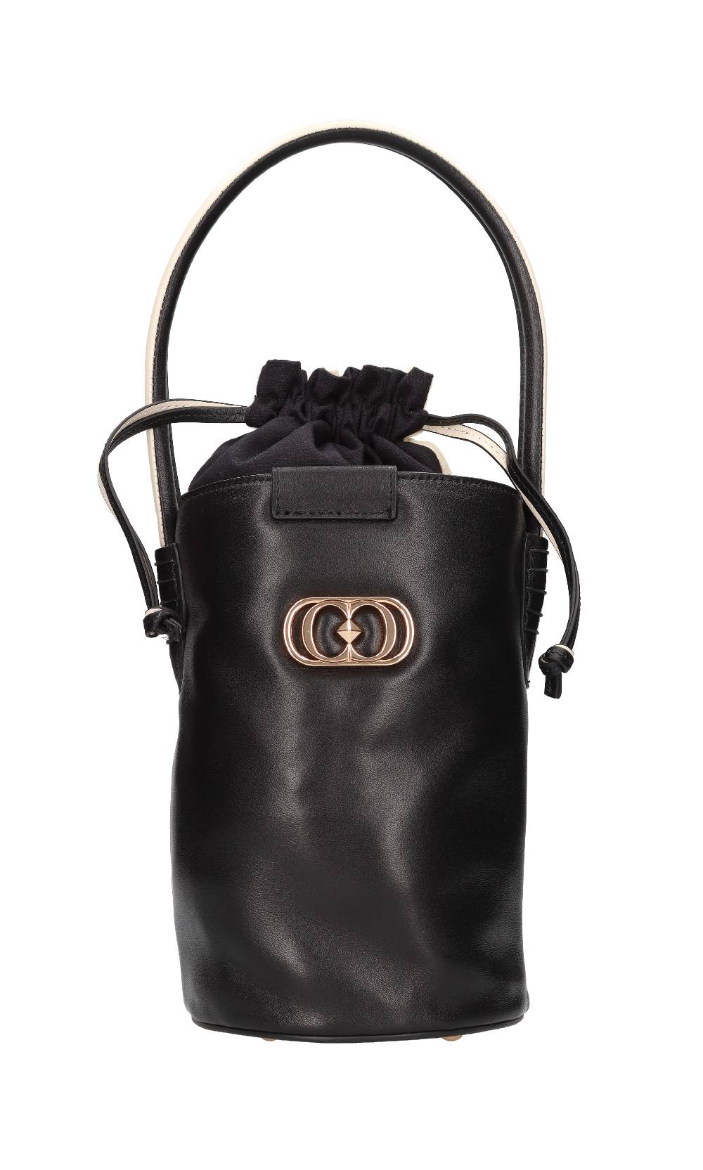 LA CARRIE Borsa in pelle e tessuto Promozione