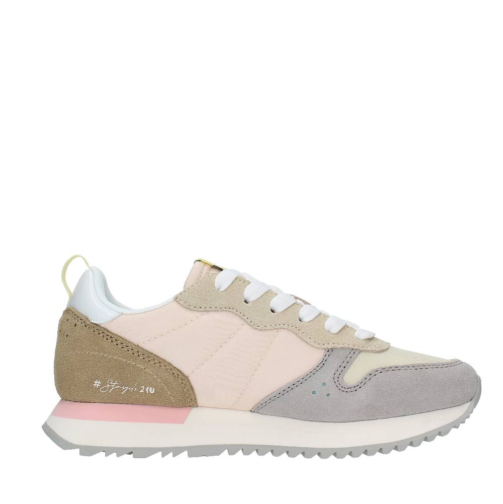 SUN68 Sneakers in pelle camoscio e tessuto Pezzi Unici