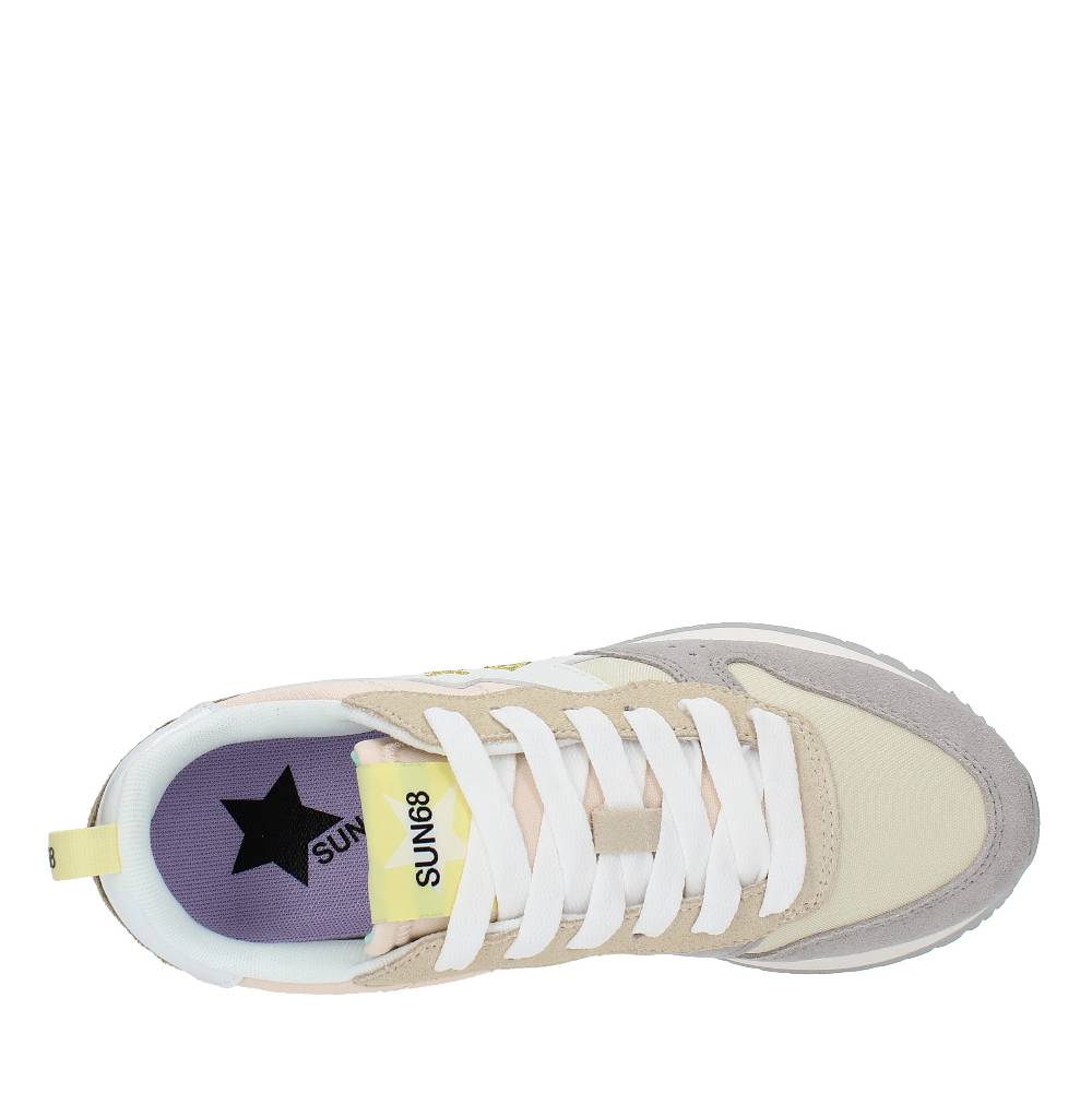 SUN68 Sneakers in pelle camoscio e tessuto Pezzi Unici