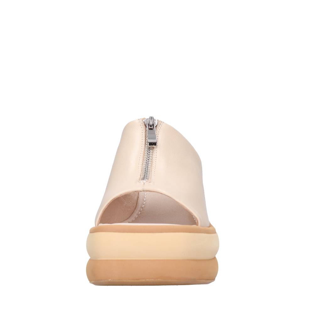 EMANUELLE VEE Mules Zeppa in pelle Promozione Limitata