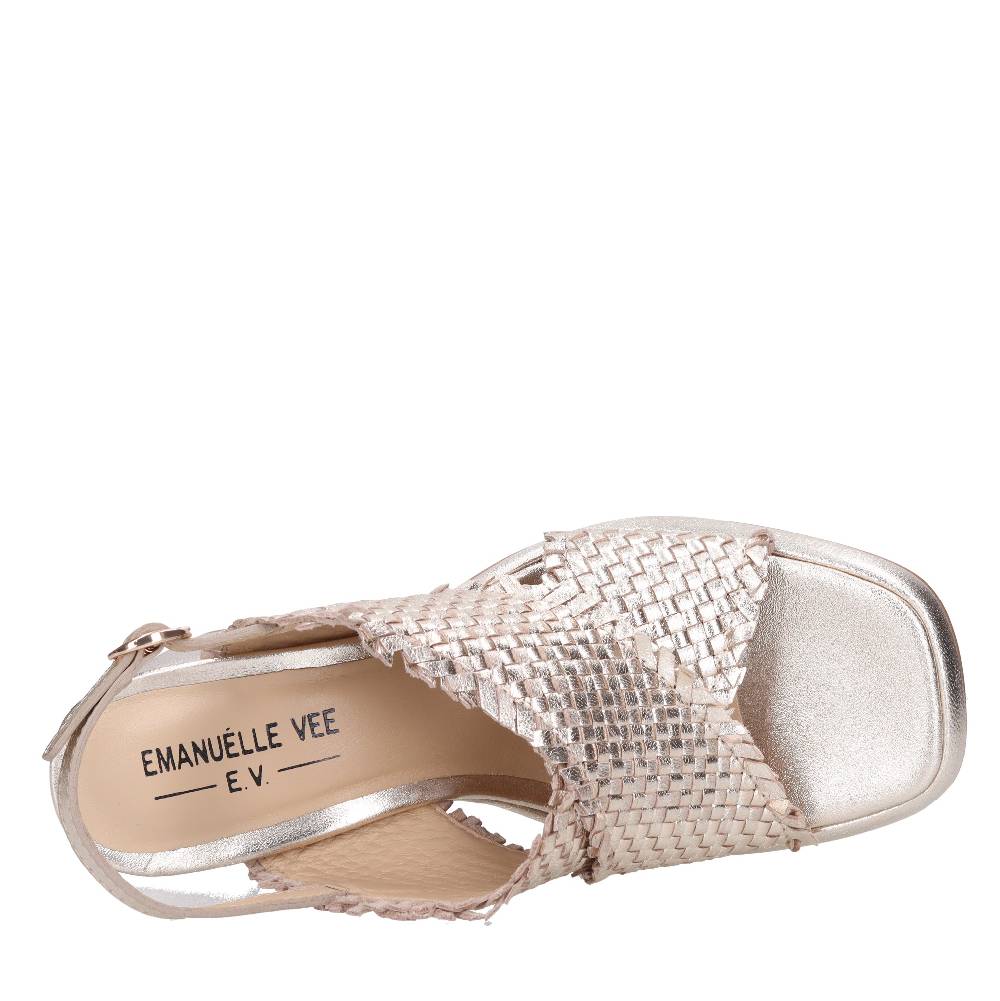 EMANUELLE VEE Sandali in pelle Sottocosto