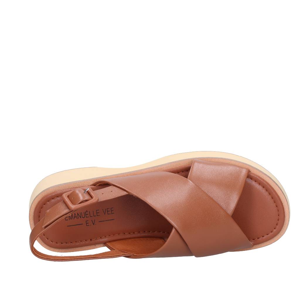 EMANUELLE VEE Sandali in pelle Outlet