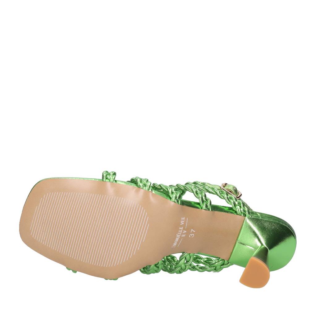 EMANUELLE VEE Sandali infradito in pelle ed ecopelle Vendite Flash