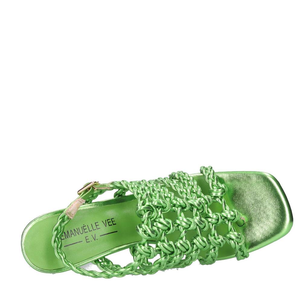 EMANUELLE VEE Sandali infradito in pelle ed ecopelle Vendite Flash