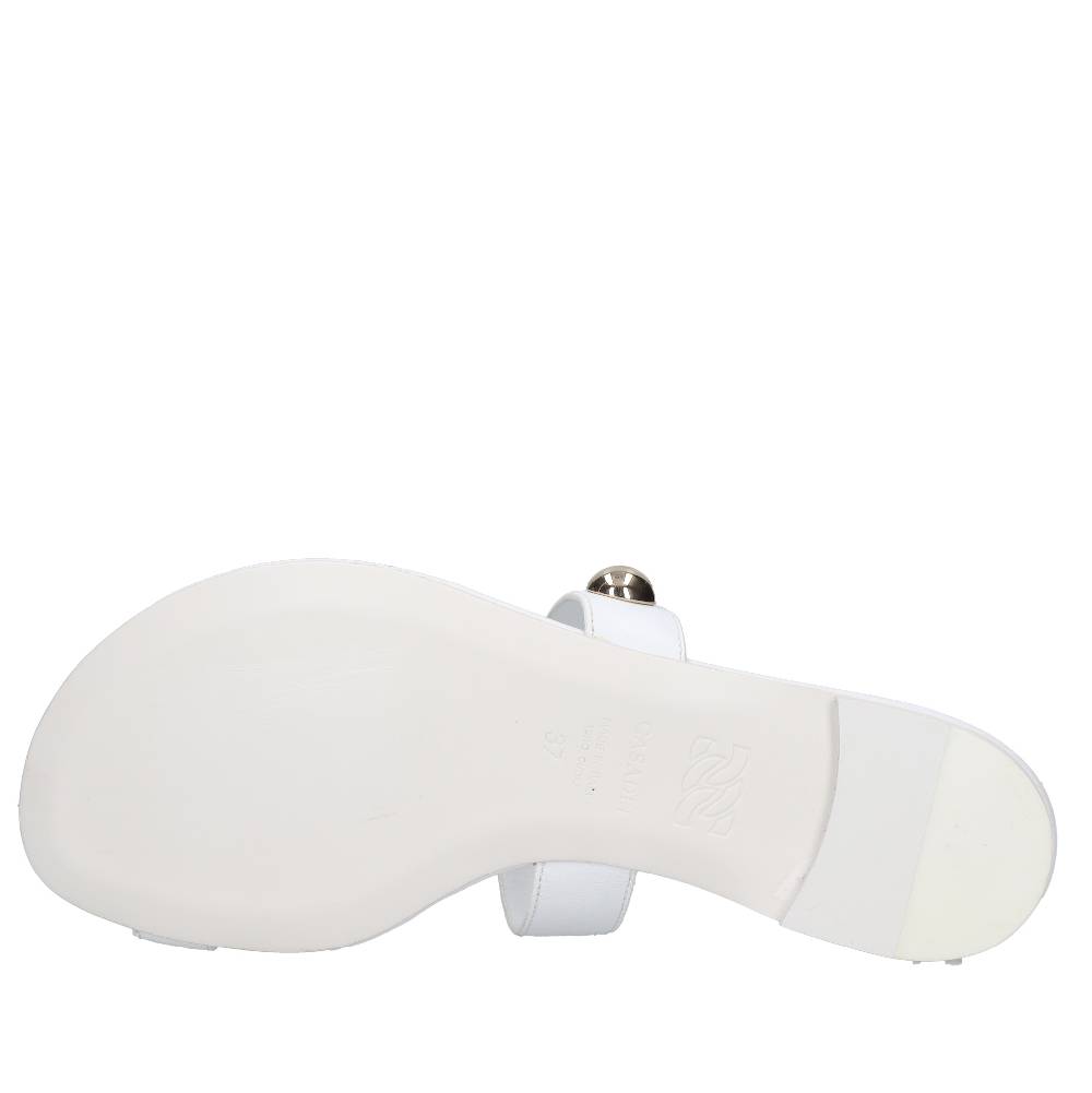 CASADEI Mules infradito in pelle Nuovo