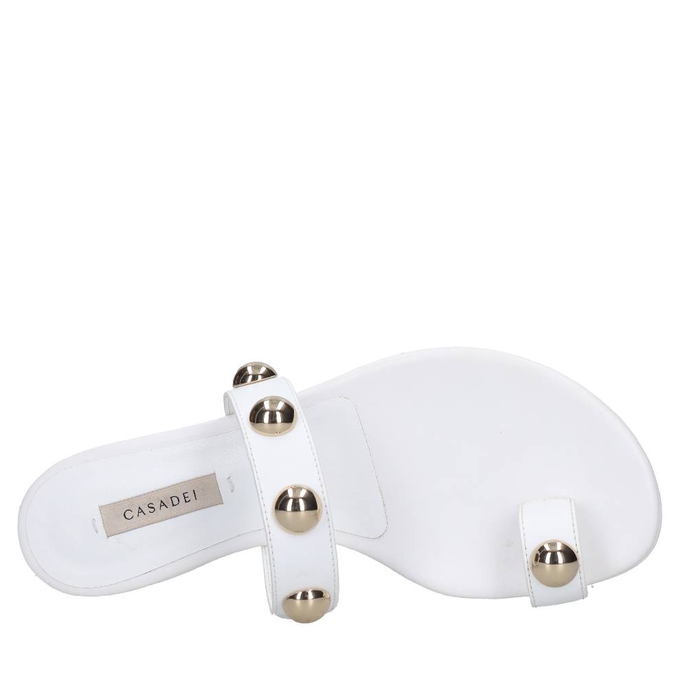 CASADEI Mules infradito in pelle Nuovo