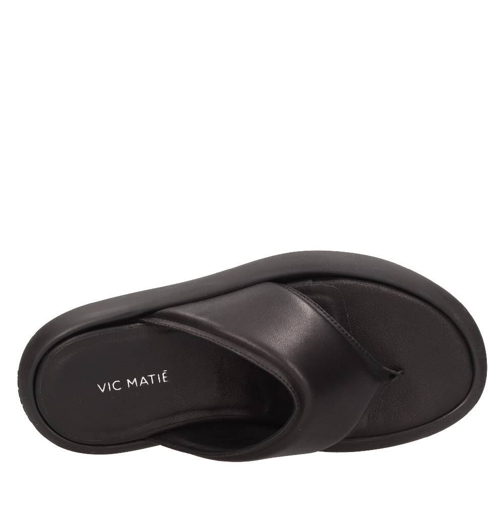 VIC MATIE Mules infradito in pelle Promozione