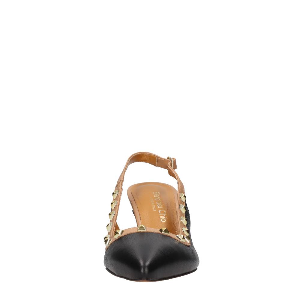 ELENA DEL CHIO Décolleté slingback in pelle Negozi Online