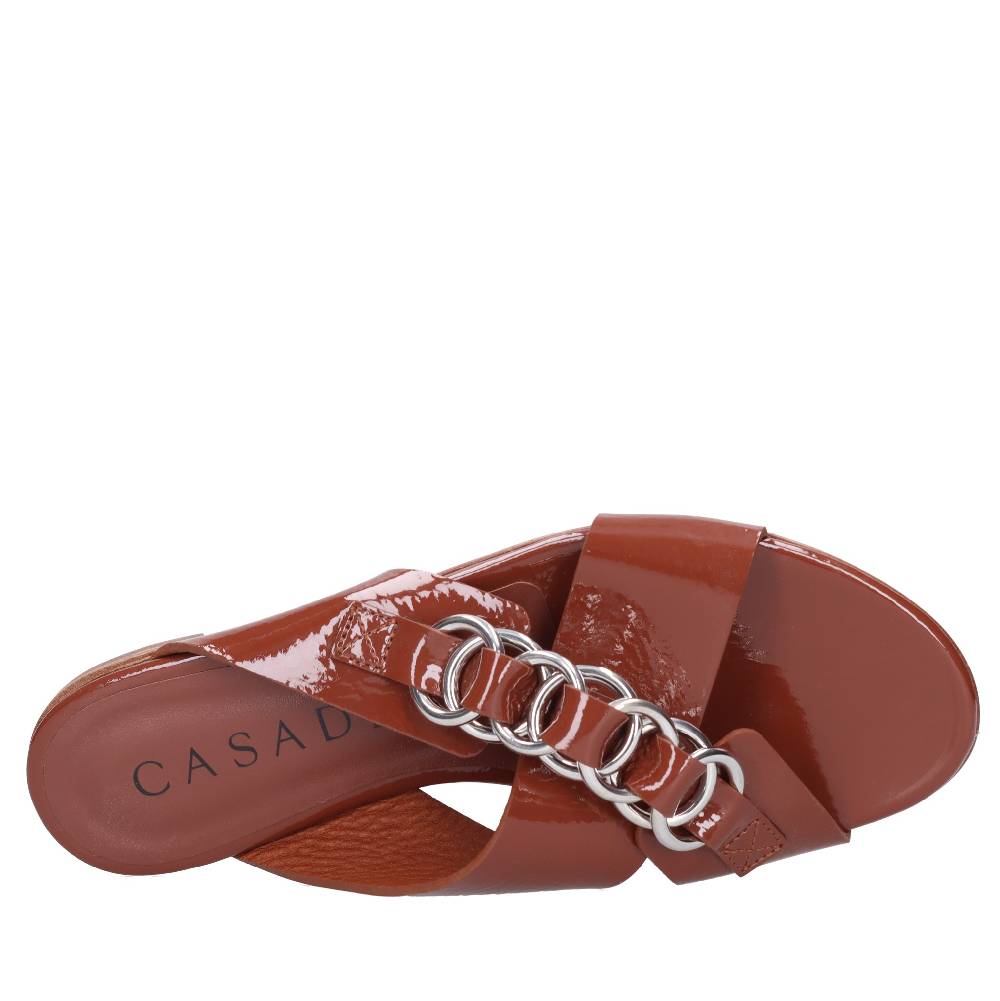 CASADEI Mules in vernice Consegna Veloce