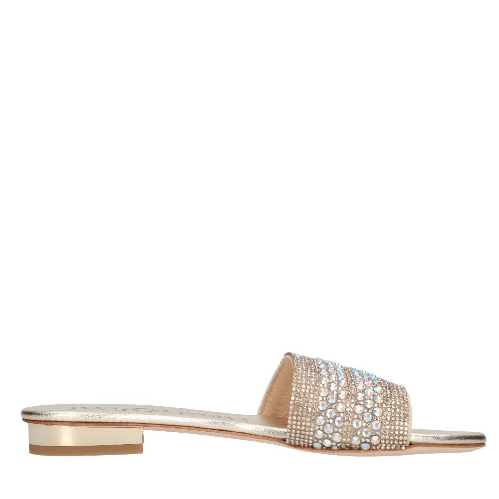 PASQUINI Mules in pelle e strass Shopping Online