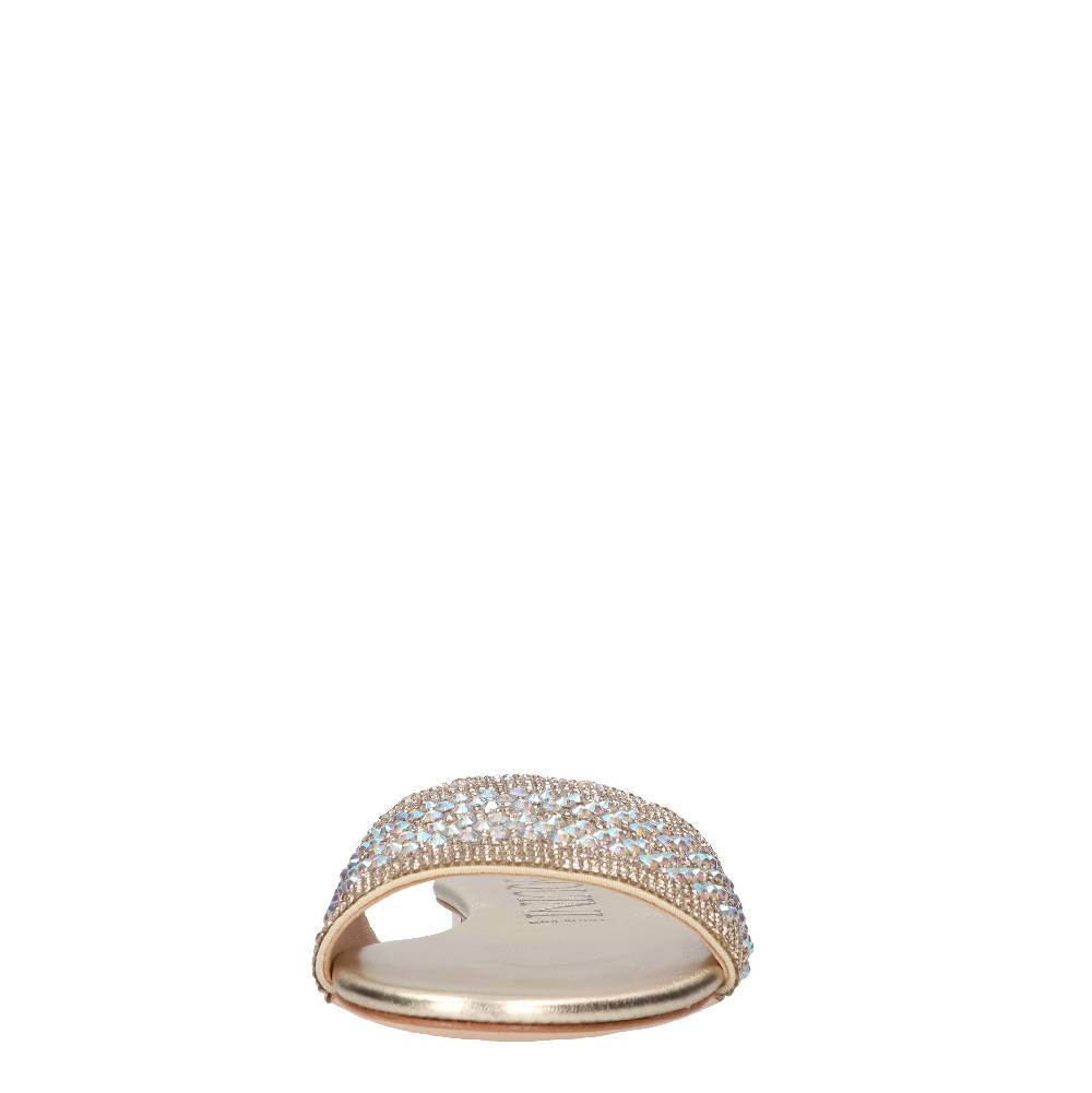 PASQUINI Mules in pelle e strass Shopping Online