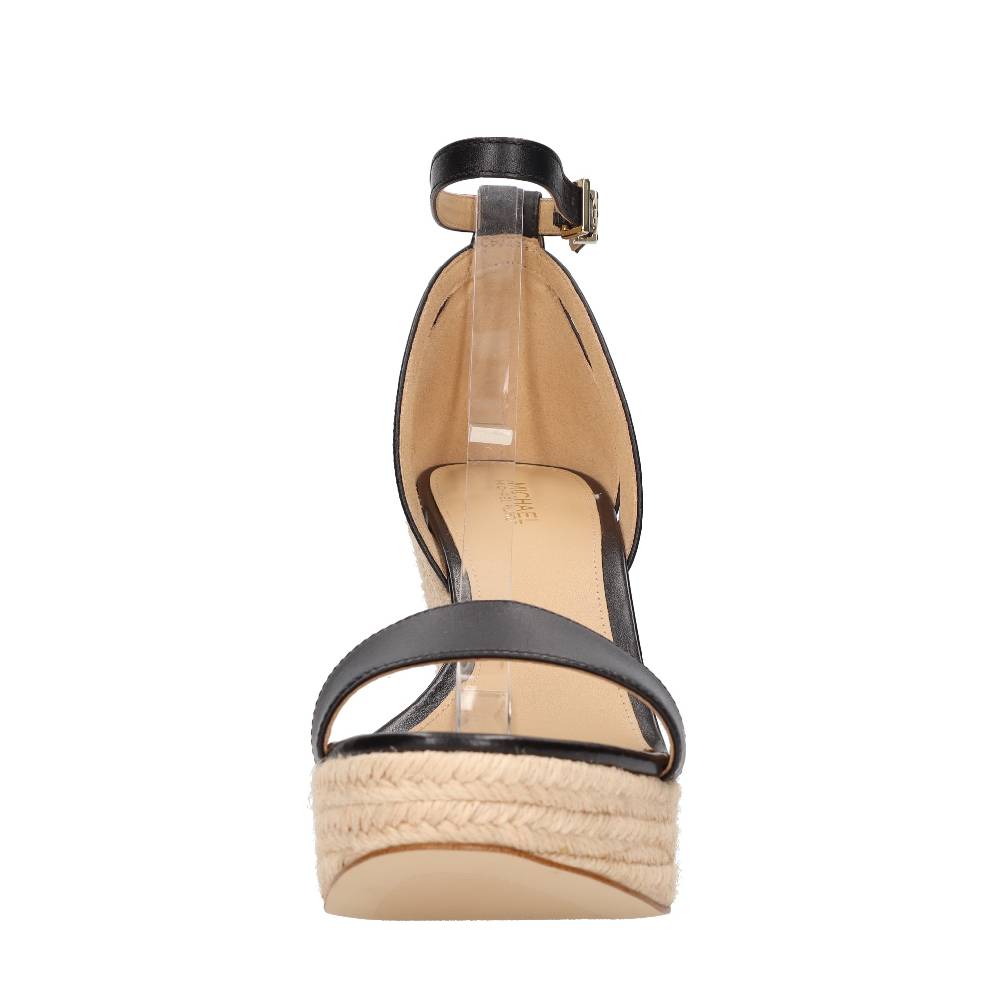 MICHAEL KORS Sandali con zeppa in pelle Sottocosto