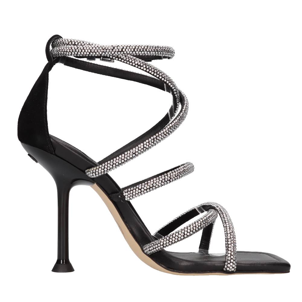 MICHAEL KORS Sandali in pelle e strass Convenienza