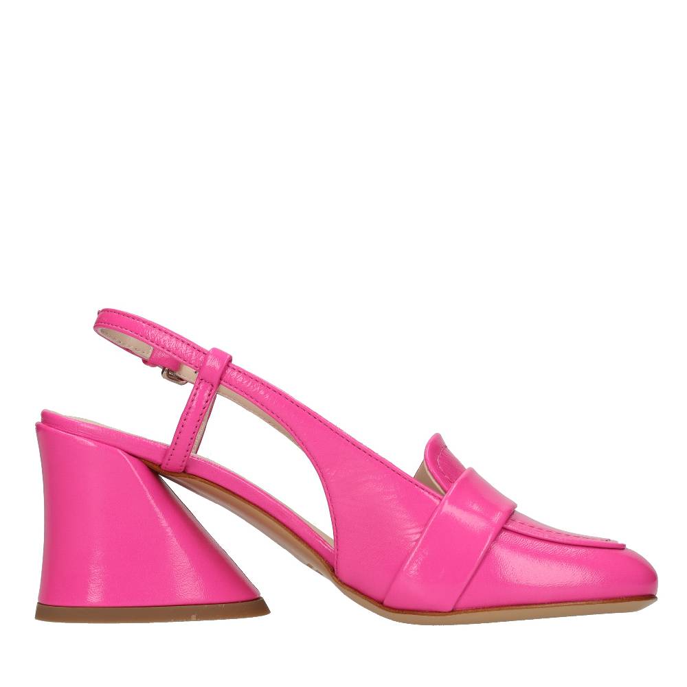 STRATEGIA Décolleté Slingback in pelle Outlet