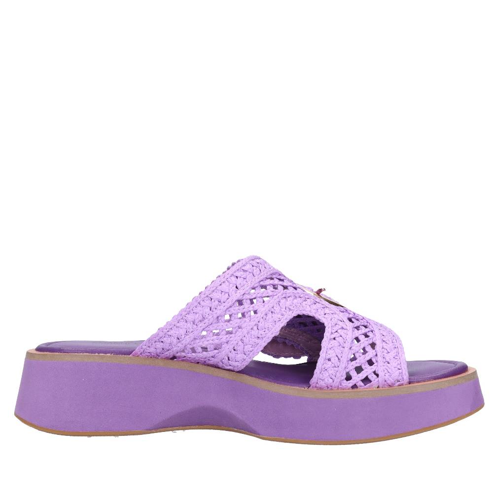 EMANUELLE VEE Mules in tessuto Saldi Di Fabbrica