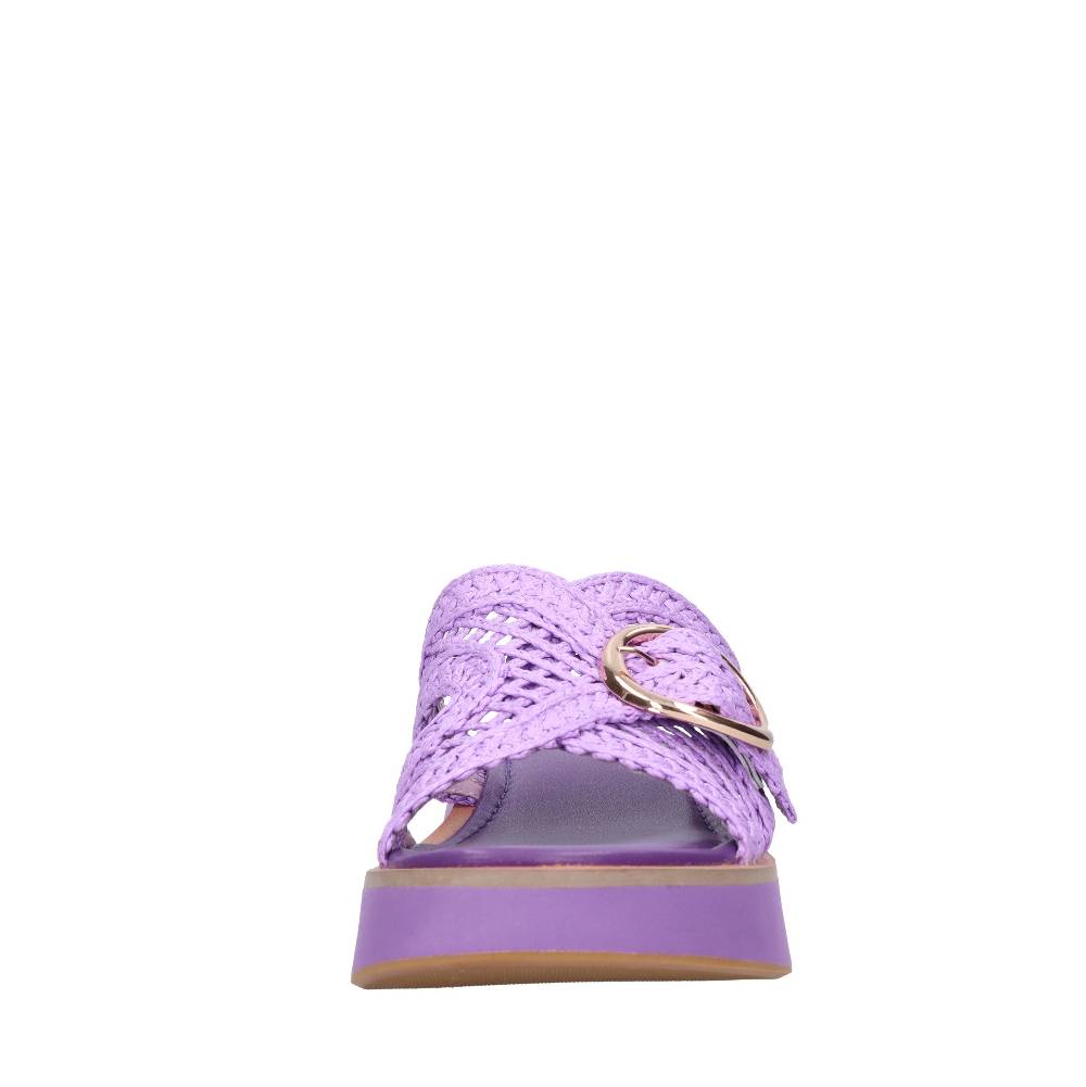 EMANUELLE VEE Mules in tessuto Saldi Di Fabbrica